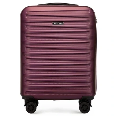 Bild av WITTCHEN Skyspeed Line Stor Resväska Handbagage Kabinväska Hårdfodral i ABS med 4 svänkbara hjul Kombinationslås Teleskopiskt handtag Maroon