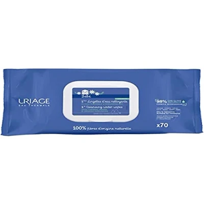Bild av Uriage Bébé 1st Cleansing Water Wipes 70 delar