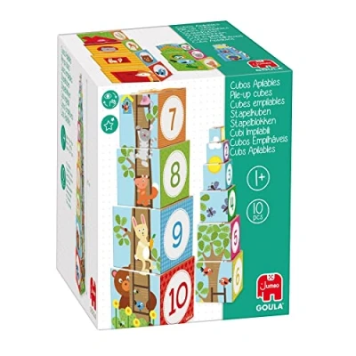 Bild av Goula 55219 Cubes empilables Forêt