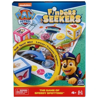 Bild av Spin Master Games Paw Patrol Finders Seekers, det snabba sökspelet för väckta pälsvänner, 24 spelare, från 4 år