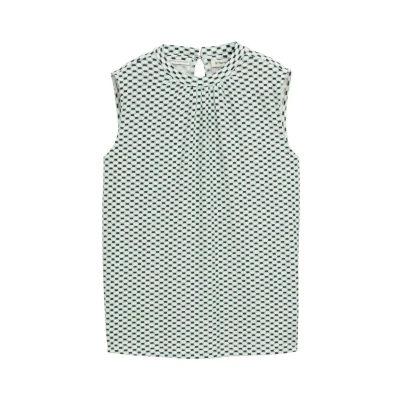 Bild av TOM Tailor Blus, Storlek: XXL, Green white tile minimal