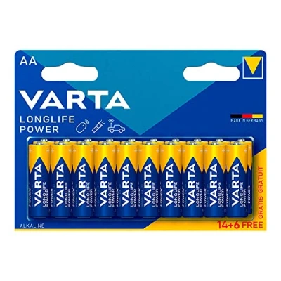 Bild av 20 st LR03 AAA 1,5 volt alkaline Varta High Energy 2023 batterier