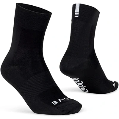 Bild av GripGrab Lightweight SL Performance sommar cykling strumpor 1 och 3 pack Eyecatching 2 längder cykelstrumpor långa korta