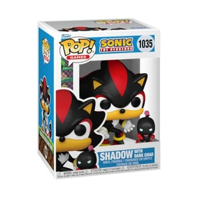 Bild av Funko POP &amp; Buddy: Sonic Shadow the Hedgehog med DChao Vinylfigur för samlare Presentidé Officiell Merchandise Leksaker barn och vuxna Fans av videospel