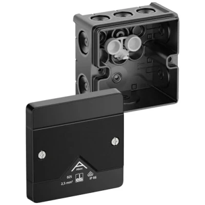 Bild av Spelsberg Abox 025 L/sw Avgreningsbox (L x B H) 85 52 mm Svart IP66 1 st