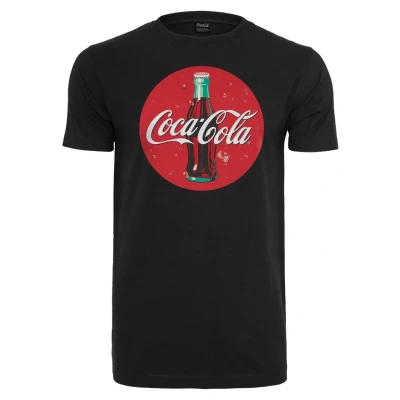Bild av Merchcode COCA COLA Bottle LOGO TEE Tshirt med print, Storlek: XL, Black