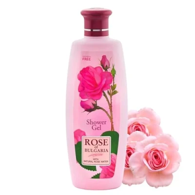 Bild av Bio färsk ros av Bulgarien duschgel för kvinnor med rosvatten, 330 ml