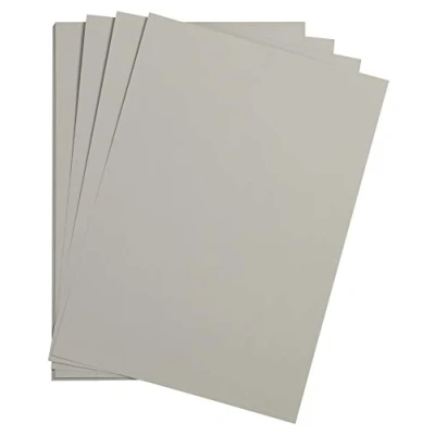 Bild av Clairefontaine 975572C förpackning med 25 pysselkartonger Maya, 185 g, DIN A2, 42 x 59,4 cm, 1 pack, ljusgrå