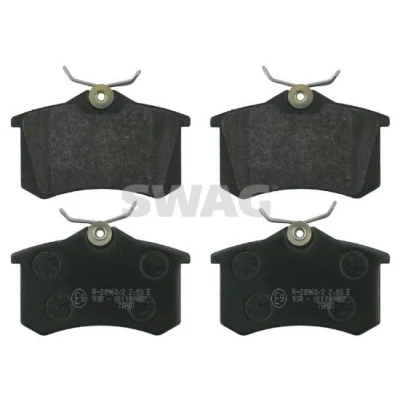 Bild av SWAG 30 91 6146 Jeu de plaquettes frein Essieu arrière contact signal d&#039;usure exclu CITROËN: C3 I 3/5 portes, DS3 3 C4 portes