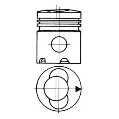 Bild av Rep.sats, kolv/cylinderfoder KOLBENSCHMIDT 93535960
