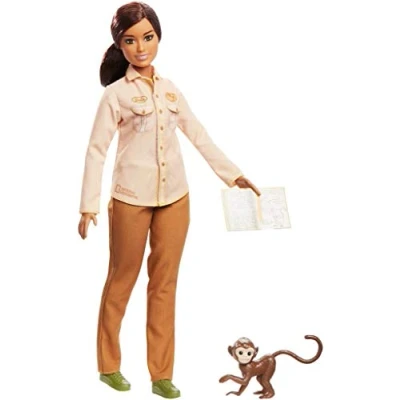 Bild av Barbie GDM48 National Geographic miljöskyddare professionell docka, leksak från 3 år
