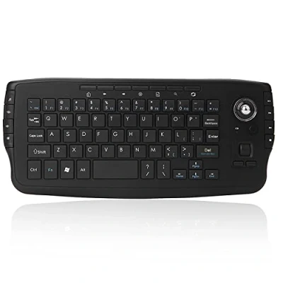 Bild av Docooler 2,4 GHz trådlöst minitangentbord med styrkula mus rullhjul fjärrkontroll för Android TV box smart PC notebook