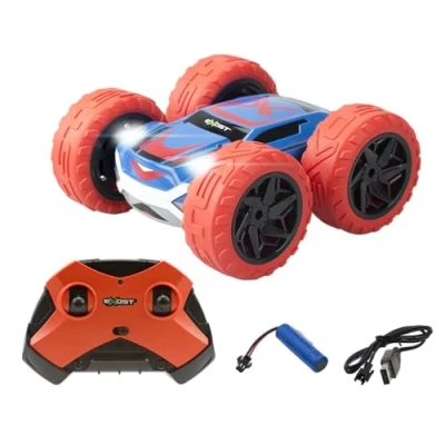 Bild av Silverlit Exost 360 Cross Red Fjärrstyrd bil uppladdningsbart batteri 2 sidig körning i + LED strålkastare Hastighet: 12 km/h leksak för barn från 5 år 54761