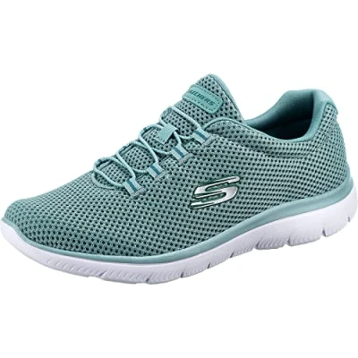 Bild av Skechers SUMMITS dam Sneaker Låga sneakers, Sage Mesh White Trim, 36 EU