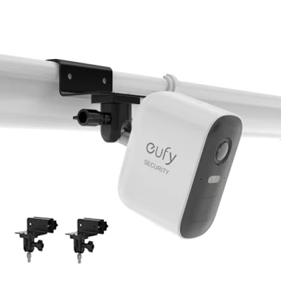 Bild av HOLACA Hållare för Arlo Pro 4 3 2, Ultra Eufycam, Reolink Argus fasta perfekta perspektiv, större höjd ditt säkerhetskamersystem 2 pack svart