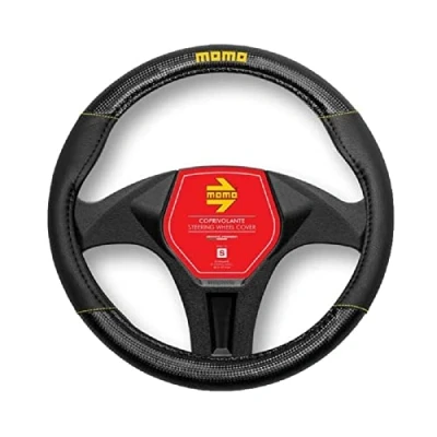 Bild av MOMO Carbon Universal Rattskydd Svart och Gul