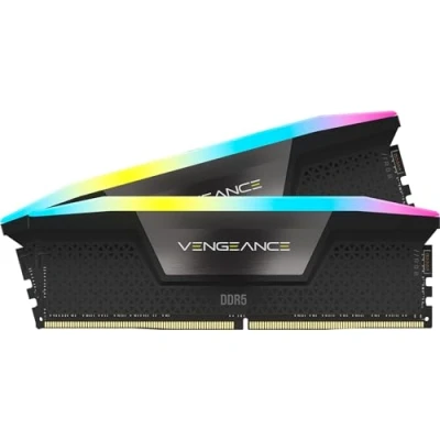 Bild av Corsair Vengeance RGB DDR5 7000 48GB CL36 Dual Channel (2 pcs) Intel XMP Svart med