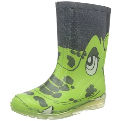 Bild av Handfat unisex barn Croco kängor, Grön 22 32 EU