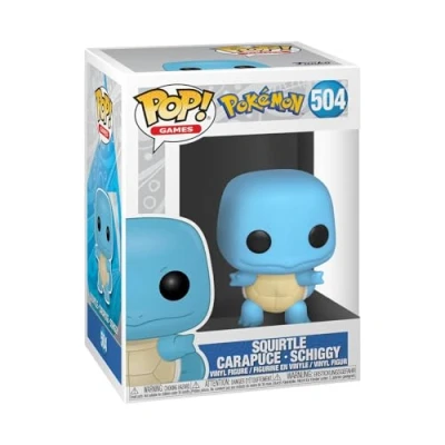 Bild av Funko POP! Pokemon Squirtle/Carapuce/Schiggy Squirtle Vinylfigur för samlare Presentidé Officiell merchandise Leksaker barn och vuxna Fans av videospel Modellfigur