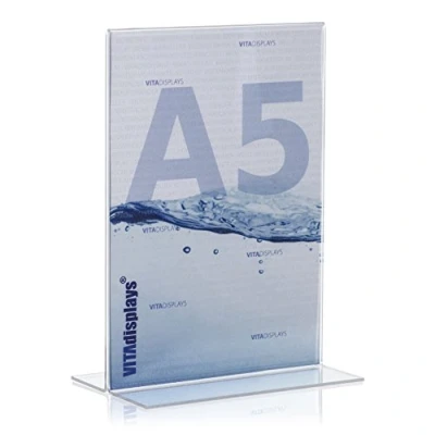 Bild av DIN A3 reklamtillverkare/T stativ/T monter Enkelpack A5 transparent