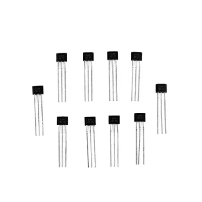 Bild av Hall effektsensorer, 10st / parti A3144 3144E OH3144E effektsensor, TO 92UA 3 polig SIP SWITCHES