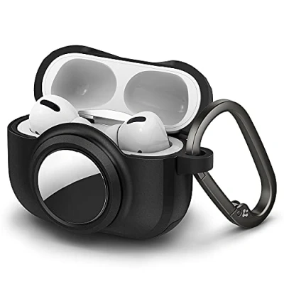 Bild av Spigen Tag Armor Duo Designad för Airpods Pro and AirTag Case Cover Matte svart