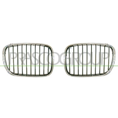 Bild av PRASCO BM0452004 Calandre avant gauche chromé noir chrome BMW: 5 Berline, Touring