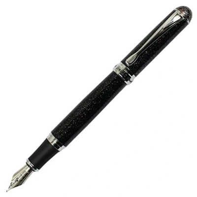 Bild av Gullor Avancerad Jinhao medium reservoarpenna X750 svart natthimmelmönster