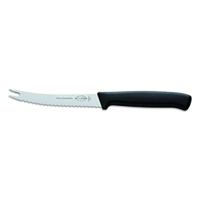 Bild av F. DICK ProDynamic tomatkniv (bladlängd 11 cm, kockkniv för tomat/känsliga skärmaterial, blad X55CrMo14 stål, hårdhet 56 HRC) 82632112, svart,