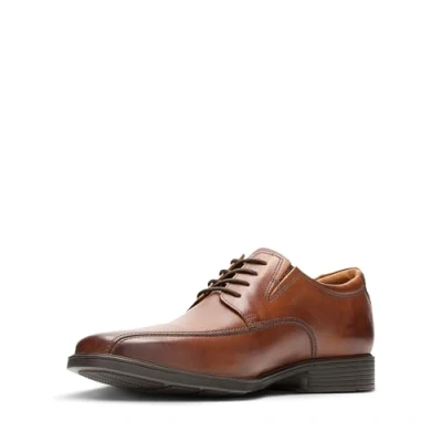 Bild av Clarks Tilden WALK Eleganta snörskor, Storlek: 41.5, Dark tan Skinn