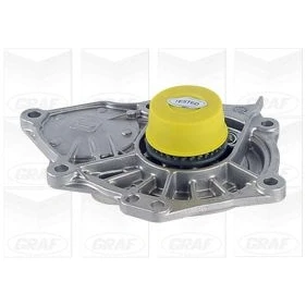 Bild av GRAF PA1246 Pompe à eau 29 avec joint d&#039;étanchéite mécanique Tôle d&#039;acier 44,9 pour système dentrainement courroie trapézoïdale nervures