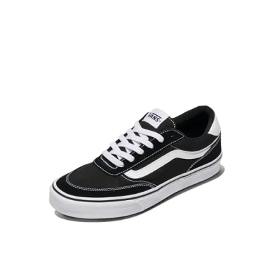 Bild av Vans herr Brooklyn Ls sneakers, Suede/Canvas Black/White, 5.5 UK, Mocka kanvas svart vit, 38.5 EU