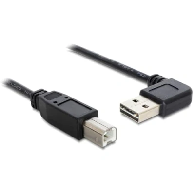 Bild av Delock 85167 0,5 m USB A B hane svart kabel (0,5 m, A, B, 2.0, hane/hane, svart)