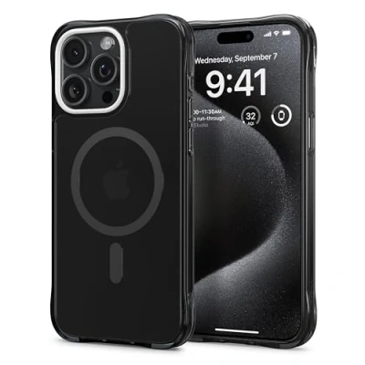 Bild av CYRILL by Spigen UltraSheer Mag Skal Kompatibel med iPhone 15 Pro Max (2023) Black