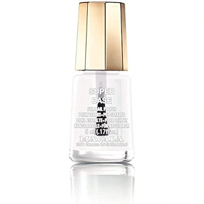 Bild av MAVALA Mini färger 5 ml, liten nagellack, transparent färg superbas 40, minimerar avdunstning, formulerad med utvalda ingredienser, bekväm att bära