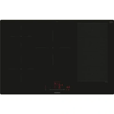 Bild av Siemens EX801HVC1E iQ700, smart induktionshäll, 80 cm, svart, jämn, varioInduktion, TouchSlider, steksensor Pro stekning utan risk för bränning