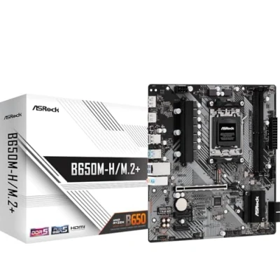 Bild av ASRock B650M H/M.2+ Moderkort AMD B650 AM5 socket DDR5 RAM Micro ATX
