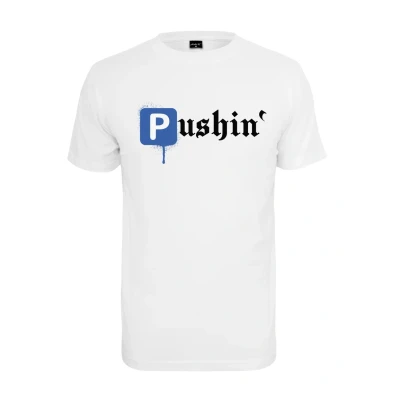 Bild av Mister Tee Pushin Tshirt med print, Storlek: XS, White
