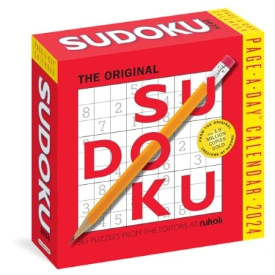 Bild av Original Sudoku Page A Day Calendar 2024: 366 Puzzles From the Editors at Nikoli