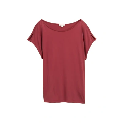 Bild av TOM Tailor Shoulder SLIT Tshirt med print, Storlek: 3XL, Burnt russet
