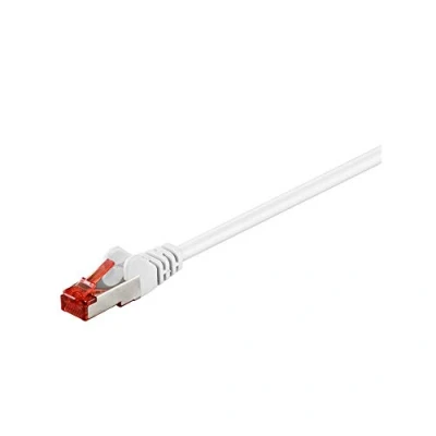 Bild av goobay Nätverkskabel RJ 45 (hane) till 3 m SFTP, PiMF CAT 6 formpressad vit