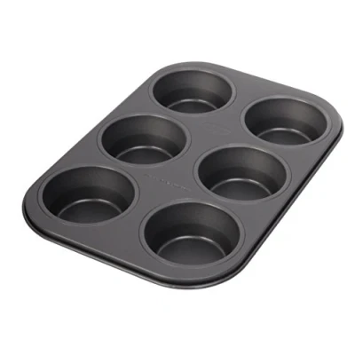 Bild av Dr. Oetker Muffinsform, 6 st mini Ø 7 cm, cupcake form för saftiga muffins, muffinsplåt med non stick beläggning, antal: 1