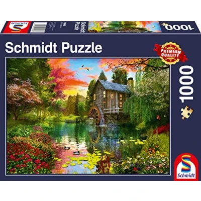 Bild av Schmidt, The Watermill (1000 Piece Puzzle), Puzzle, Ages 12+, 1 Player