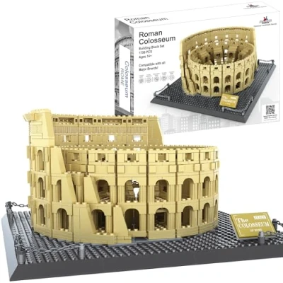 Bild av Romerska Colosseum Byggstenssats (1,756 Stycken)