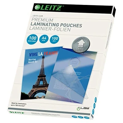 Bild av Leitz Lamineringspåsar, Vit, Paket med 100