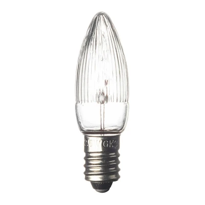 Bild av Konstsmide 1048 030 reservglödlampa/för LED inomhus och utomhus trädkedjor/7 V, 2,5 W/3 blister/E10 skruvgänga