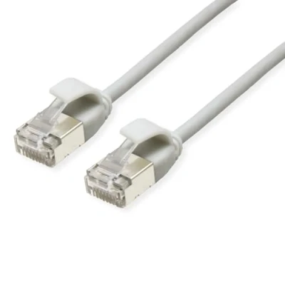 Bild av ROLINE U/FTP DataCenter patchkabel Kat.6A (klass EA), LSOH, smal, grå, 5 m