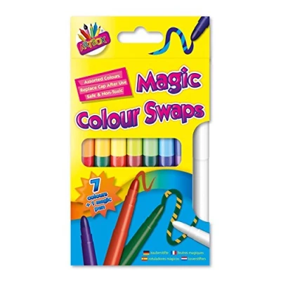 Bild av THE ART BOX Artbox magisk färgbyte fiberpenna (paket med 8)