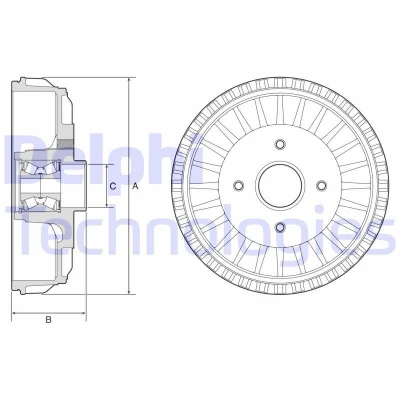 Bild av Bromstrumma DELPHI BFR768