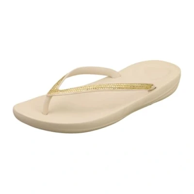 Bild av Fitflop kvinnors IQUSHION Sparkle Flip Flop, Orange, 3 UK, 36 EU